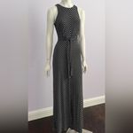 White House | Black Market ‎  Front Slit Tie-Front Stripe Maxi Dress SZ XS Photo 2