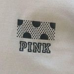 PINK - Victoria's Secret Pink VS Ultimate Gray Black Full Zip Jacket Logo Front Back Thumbholes Sz. L Photo 3