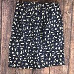 Boden Navy/cream Pattern Pencil Skirt linen blend 6 Blue Photo 2