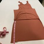 Topshop  Rust Ribbed Sleeveless Maxi Dress Size 8 Photo 5