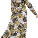 Topshop Floral open Back Maxi Dress. Size 10. Photo 1