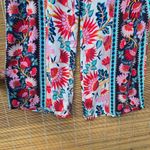 Gypsies & Moondust  bohemian Floral Print wide leg Pants size L Photo 3