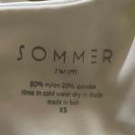 NWT Sommer Stella Shoulder One Piece Reversible Swimsuit Avorio Ivory White XS Photo 3