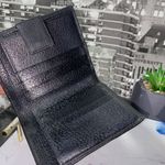 Gucci Authentic  Black Textured Leather Wallet Photo 4