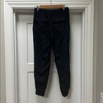 Lord & Taylor black linen Joggers Size XS Photo 2
