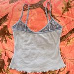baby blue lace v neck cami Photo 1