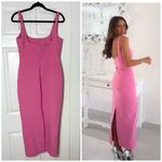 ZARA Bubblegum Pink Tailored Fitted Midi Sheath Pencil Dress Women’s Size M Photo 3