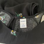 Old Navy Black & White Floral Print High Neck Swing Tank Top Photo 8