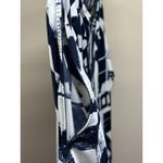 Peck & Peck  Women's XL Black White Graphic Print Tunic Top 3/4 Sleeve Photo 1