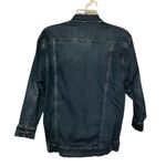 Max jeans  Button Front Denim Stretchy Blue Jean Jacket Size Medium/Large Photo 1