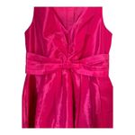 Banana Republic  Mad Men Barbie Pink Silk Sleeveless Dress Taffeta size 2 Photo 5