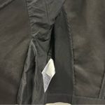 BCBGMAXAZRIA  Black Faux Suede Asymmetrical Cropped Eyelet Studded Zip Jacket S Photo 10