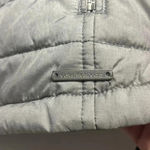 Calvin Klein Jeans puffer jacket womens large puffer jacket 2 zipper pockets Gray Photo 9