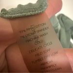 Peruvian Connection  Shirt Womens Green Pima Cotton Long Sleeve Pullover SZ S Photo 5