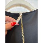 Ted Baker NWOT  Black Joone Skater Dress Rhinestone Embellished Cocktail Mini L Photo 5