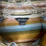 Eddie Bauer | Striped 1/4 Quarter Zip Fleece Long Sleeve Top Sz. Large Photo 1