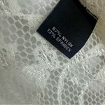 Investments  Short Sleeve Lace Cardigan Blouse Womens Large Cream Photo 4
