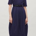 COS Navy Blue Dress Cocoon Skirt Womens Size 34 / US XS Photo 0