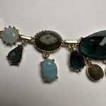 J.Crew Gold Tone Blue Green & Neutrals Necklace Adjustable Length Photo 7