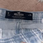 Hollister Striped “Ultra High Rise Mom Short 3” Jean Shorts Photo 4