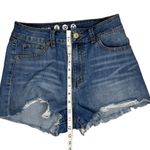 REWASH  Women’s Super High Rise Wedge Vintage Reunion Jean Shorts Size 5/27 Photo 12
