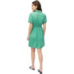 J.Crew  Short Sleeve‎ Collared Mini Button Up Shirt Dress Kelly Green Size 6 Photo 2