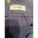 4th & Reckless Zane Trouser Shorts High Rise Pleated Navy, Size 6, B80 Photo 9