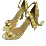 Alexandre Birman  Clarita Yellow White Heels Sz. 41 (9.5-10) Photo 2
