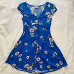 Aeropostale Floral Mini Dress with Corset Style back Photo 0