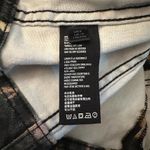 Free People  black & orange tie dye denim mini skirt size 6 Photo 5