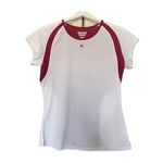 Pearl Izumi Red and White Cycling Shirt Activewear Dri-Fit Top Size Medium Photo 0
