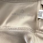 Aerie Beige Ribbed Seamless High Neck Longline Bralette Photo 4