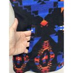 CHAPS  Denim Ralph Lauren Aztec Fleece Vest Women Large Southwestern Aztec Zip up Photo 2