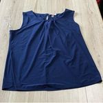Roz & Ali  Blue Tank Top Sleeveless shirt Photo 0