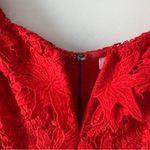 Revolve ASTR the Label Scarlet Lace Dress Off the Shoulder floral lined mini EUC Photo 5