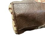 Etienne Aigner Ettiene Aigner Tan & Brown Canvas Shoulder Bag Photo 6