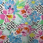 IBKUL Women's Hera Floral Print UPF 50 Size M Mock Neck Zip Top Golf Tennis Pink Size M Photo 5