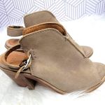 Frye Courtney Ash Open Toe Ankle Strap Heels Sz 7B Photo 6