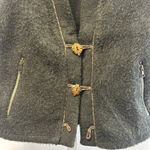 Woolrich  Dark Green Toggle Front Fleece Vest Women's Size Sm to Med Photo 1