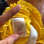 Xhilaration Yellow Embroidered Bikini Top Photo 3