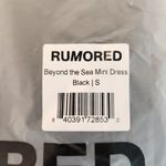 Rumored Beyond the Sea Mini Dress Size S Black Photo 2