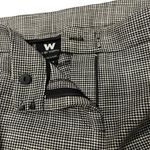 W By Worth Black White Herringbone Pattern Flat Front Cuffed Hem Slacks, Sz 4 Photo 12