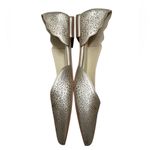 Jessica Simpson  Women's Gold Laser-Cut D’Orsay Flats Photo 1