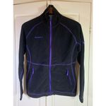 Mammut Fleece Womens Medium Sweater‎ Black Gorpcore Classic Outdoorsy Hiking Ski Photo 2