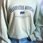 Gildan Grandfather Mountain Sage Green Vintage Crewneck Photo 0