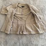 Ann Taylor Ann Taylor Loft Tan Brown Blazer Jacket Women Size 12 Formal Stylish Career Photo 3