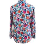 J. McLaughlin Fruit Print XS Cotton Button Up Shirt Photo 3