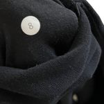 Lululemon Black Crop Pants Trousers Tensile Strength Wide Leg Women's Size 8 Photo 3