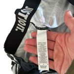 Nike Black White Printed Just Do it Leggings Sz M Photo 2