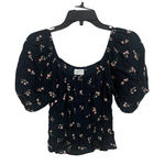 Abound  Black classical bloom blouse‎ size Small NEW Photo 0